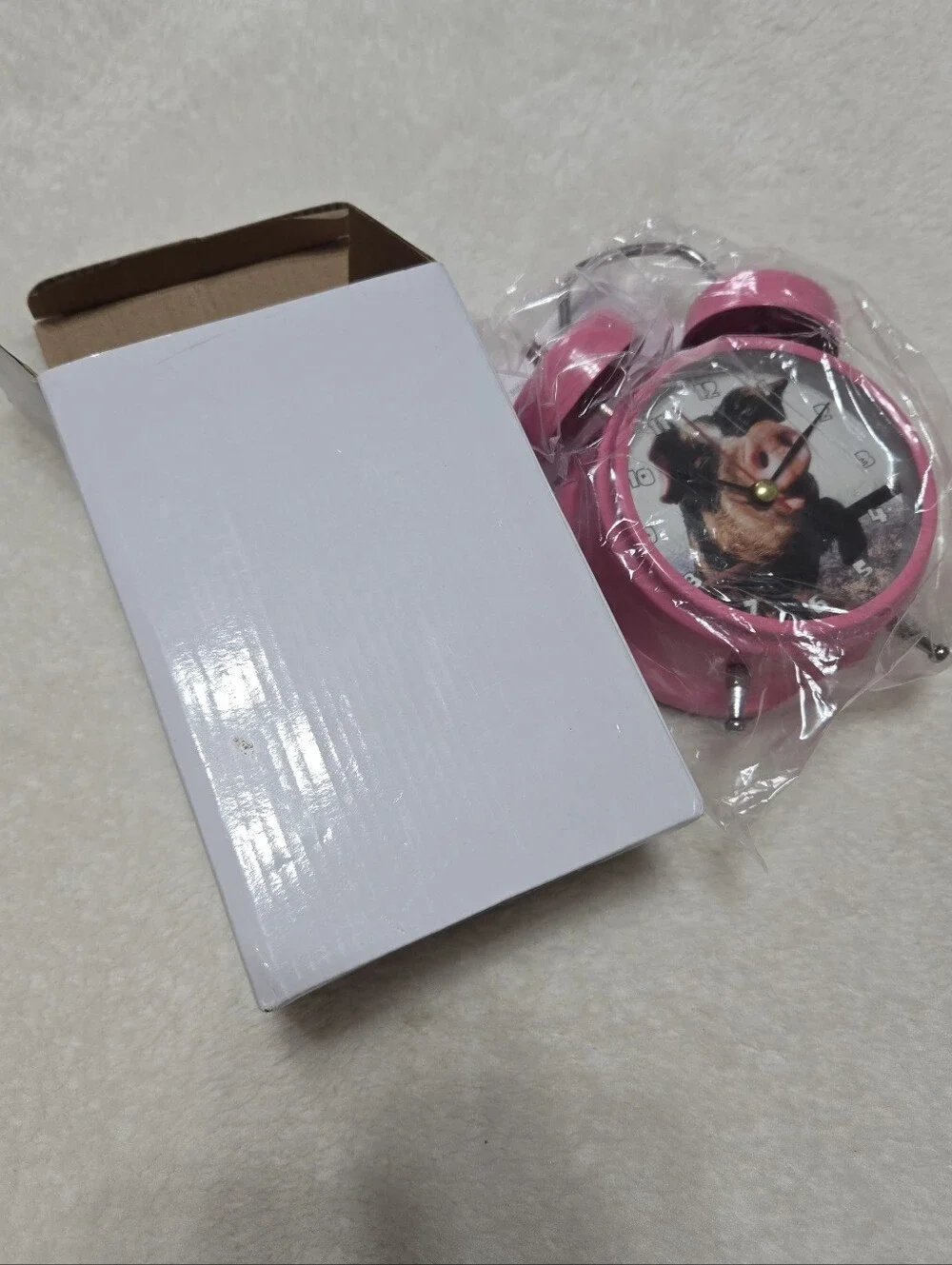Wacky Waker Pink Pig Alarm Clock NIB